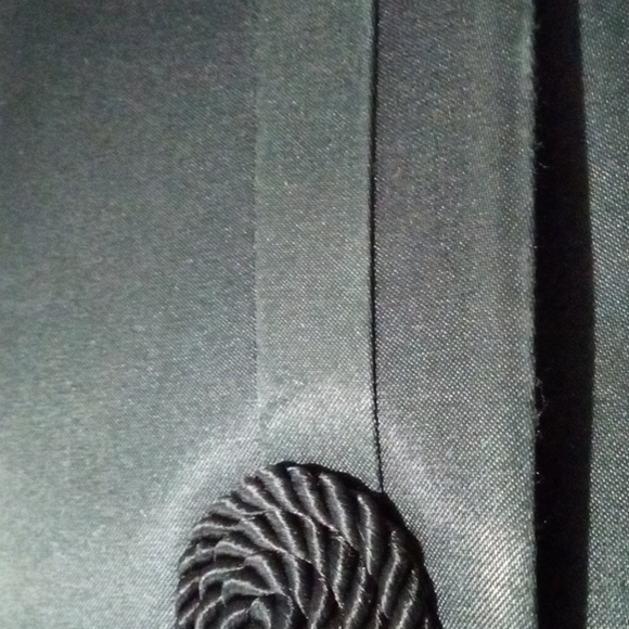 Black Satin La Regale Clutch/Crossbody/Shoulder purse - Picture 5 of 10